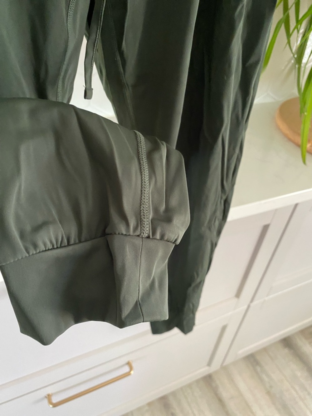 Mono B Olive Green Drawstring Joggers - Picture 4 of 8
